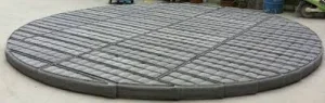 Pacco demister per la separazione di gocce in una corrente di gas