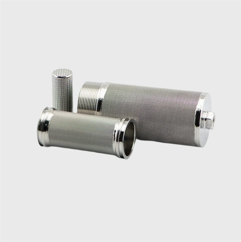Cartucce filtranti cilindriche in acciaio inox