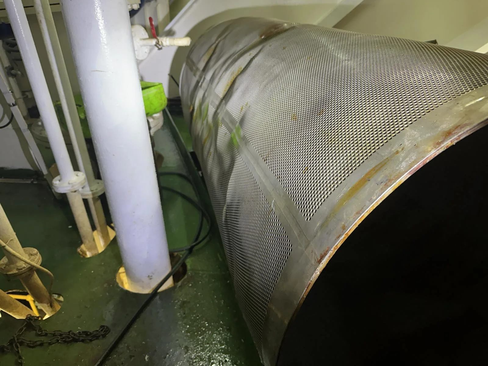 Installazione del sistema di trattamento delle acque di zavorra a bordo