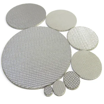 Disco filtrante inox sinterizzato