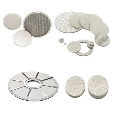 Disco filtrante metallico