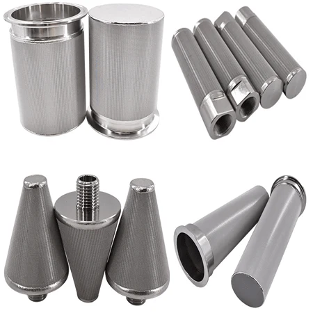 Elemento filtrante cilindrico in acciaio inox Saifilter