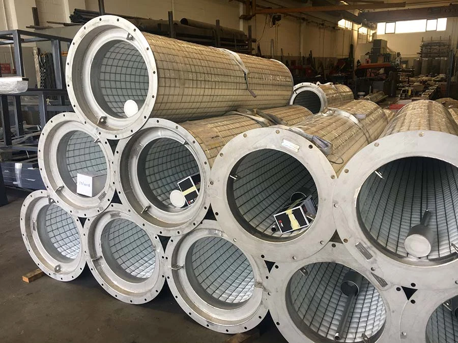 Elemento assemblato per separatore di nebbia a fibre SAIFILTER