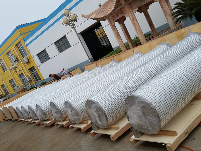 Elementi a letto di fibre SAIFILTER pronti per la spedizione