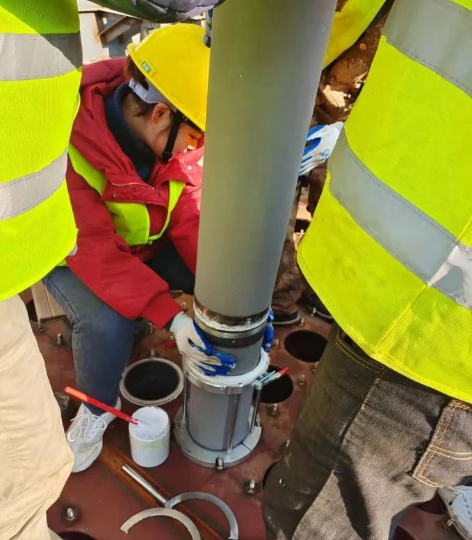 Installazione di filtri gas caldi per recupero del catalizzatore
