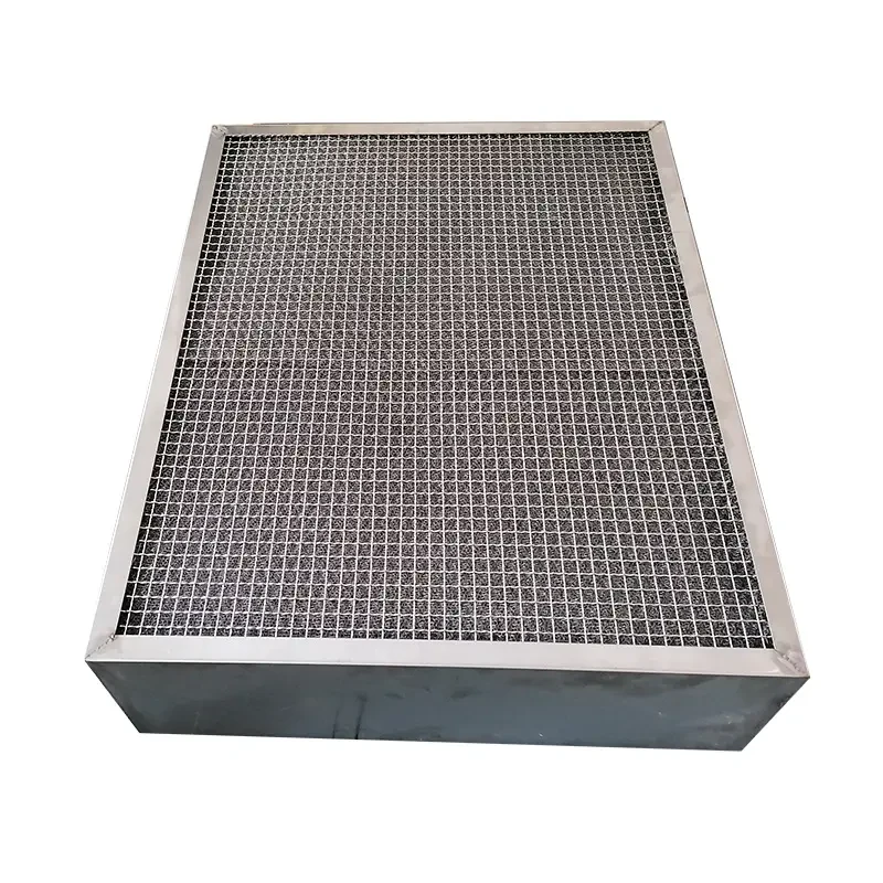 Filtro demister a pannello metallico