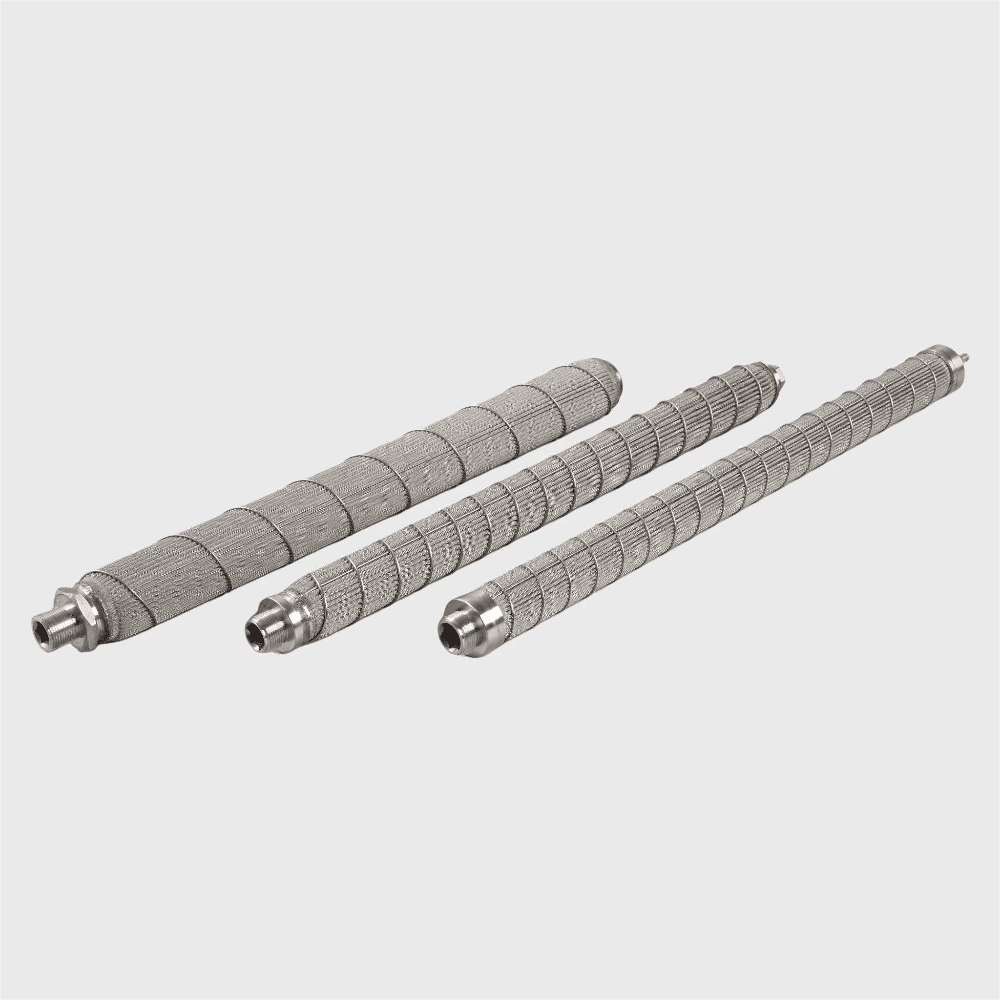 Elementi filtranti tubolari in materiale polimerico