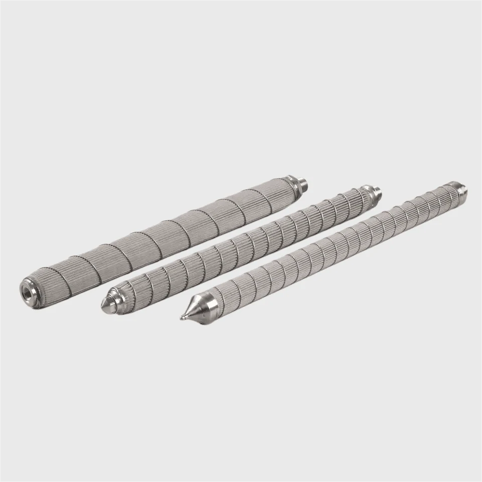 Elementi filtranti tubolari in materiale polimerico