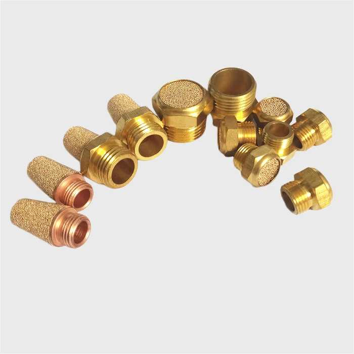 Silenziatore pneumatico in bronzo sinterizzato