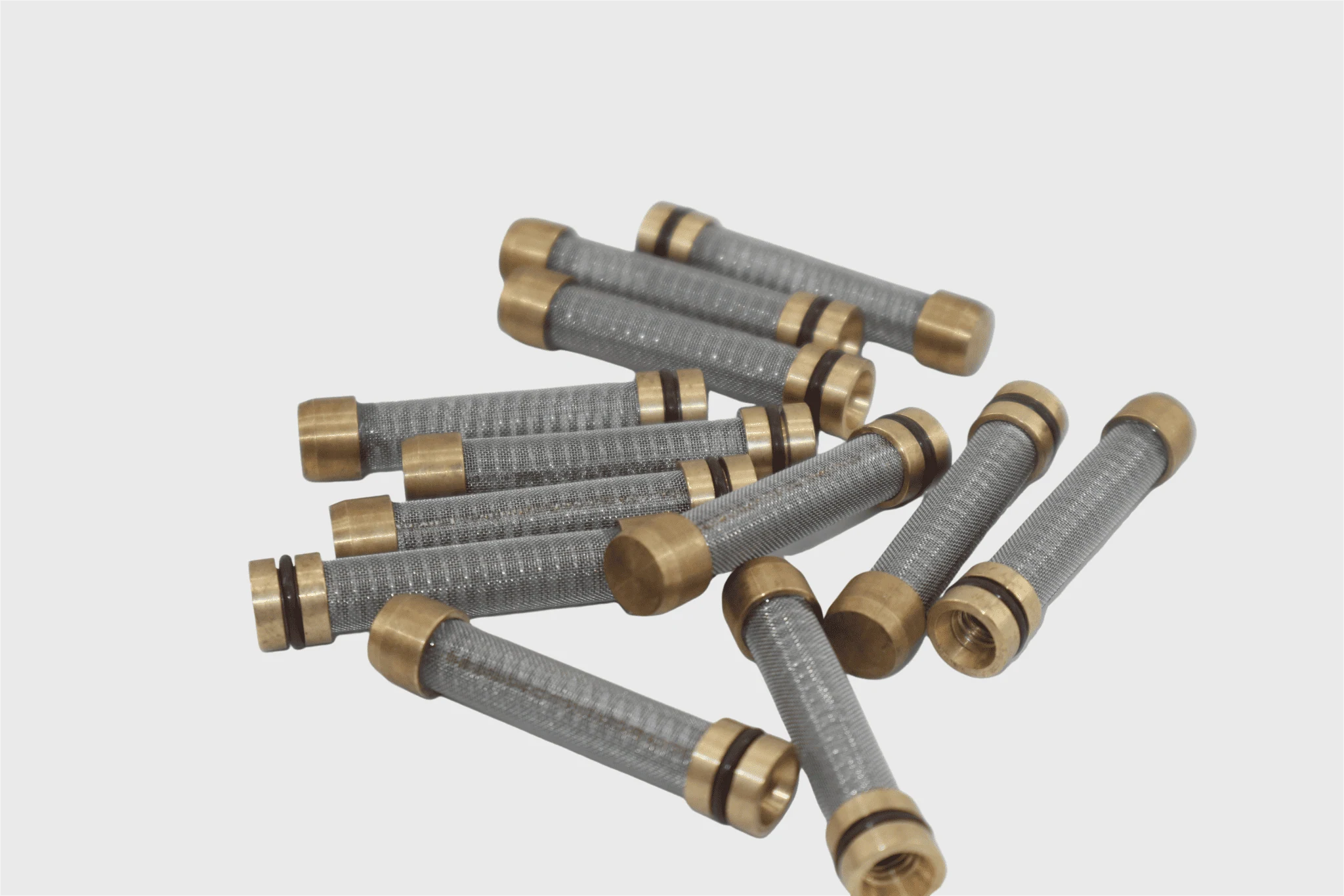 Configurazione di connessione per filtro a rete in acciaio inox