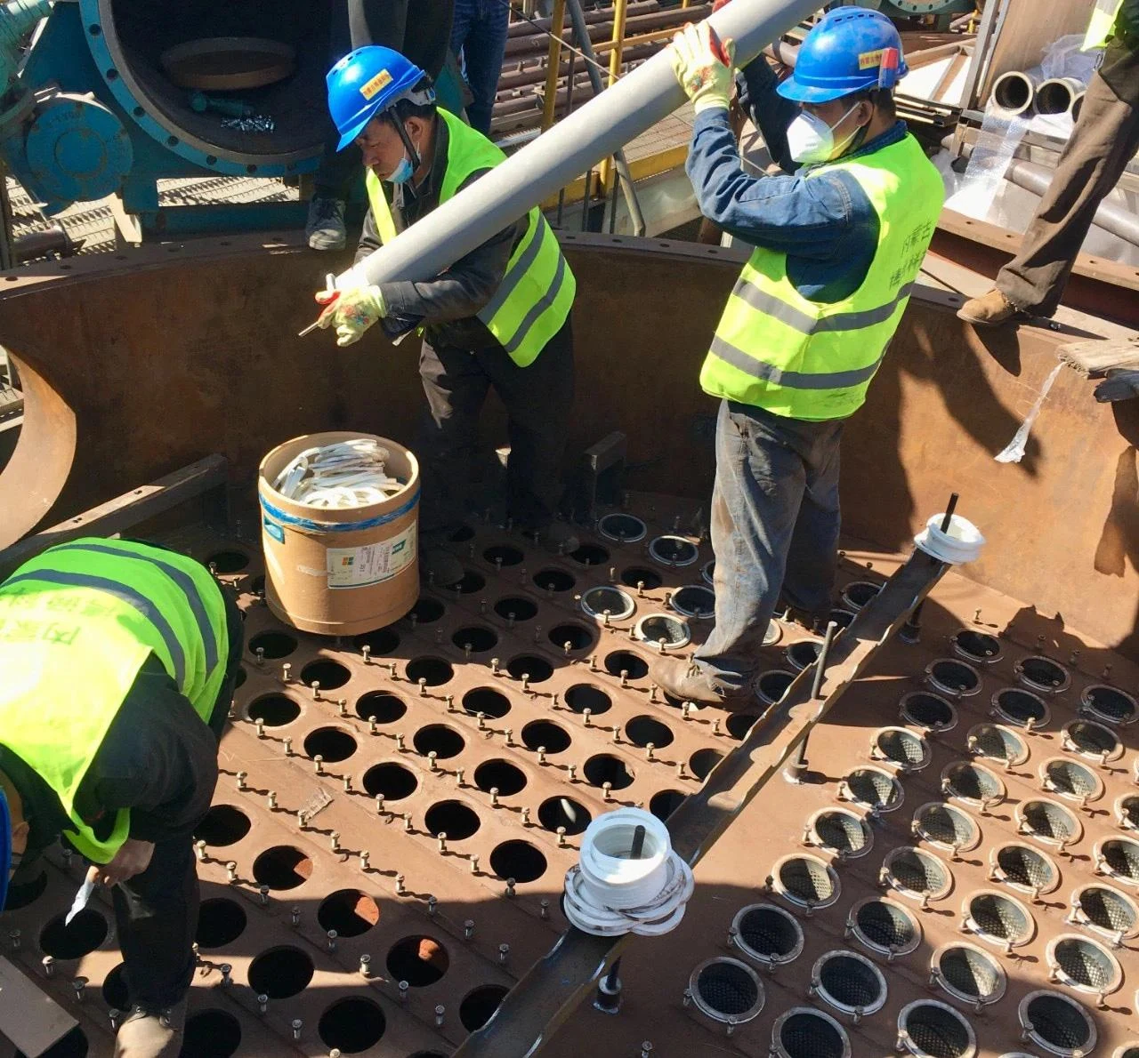 Posizione di installazione degli elementi filtranti metallici