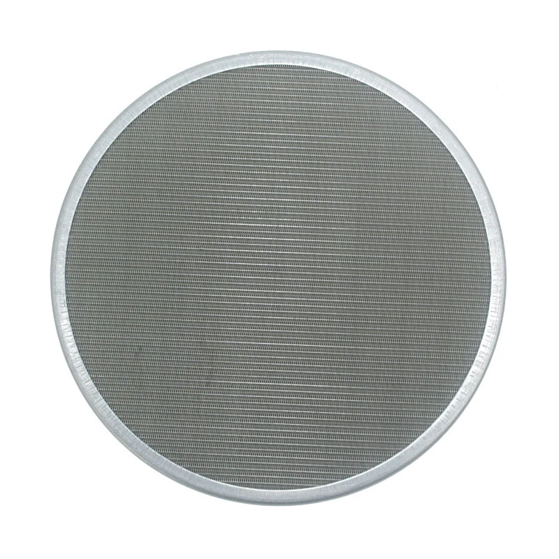 Dischi filtranti in acciaio inox con trama Dutch weave