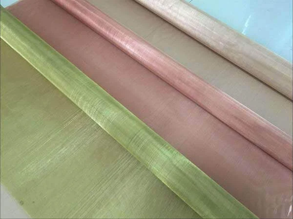 Rotoli di rete metallica schermante colorata